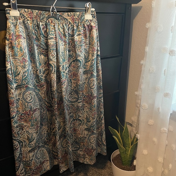 Silk Midi Skirt - Picture 3 of 4